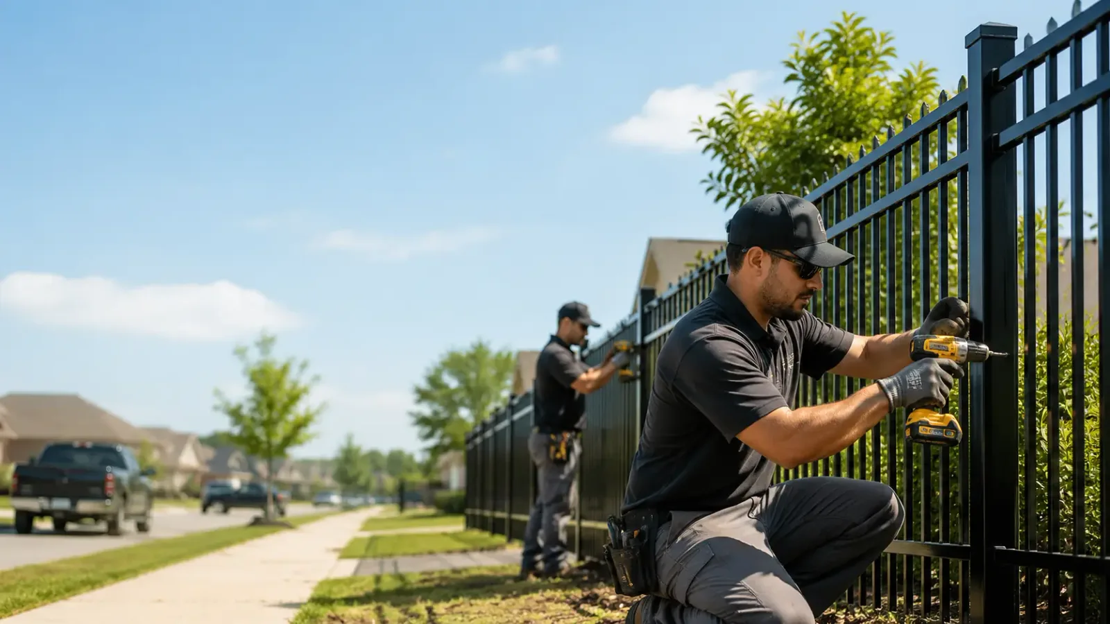 Metal Fence Installation in Versailles, OH